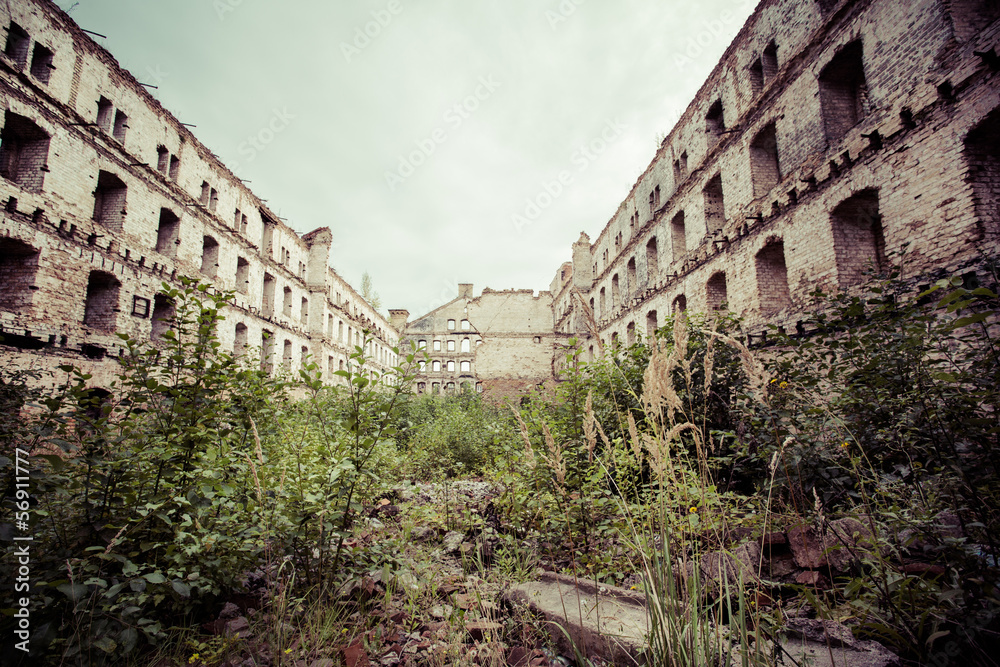 Old industrial building in Gdansk