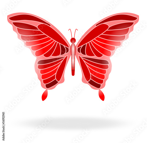 a colorful and bright butterfly in flight