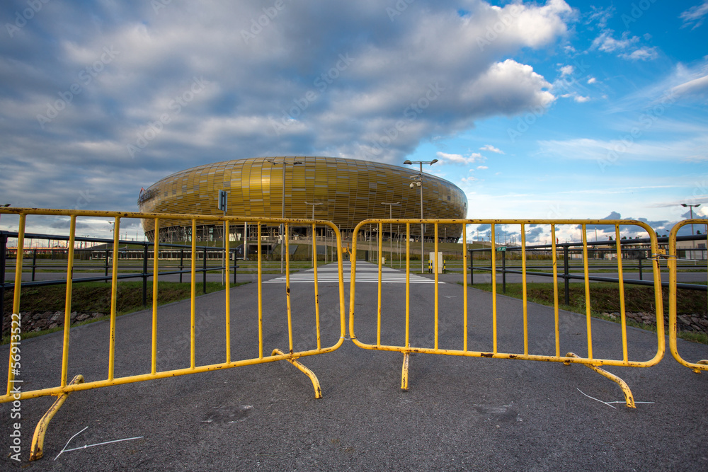 Fototapeta premium Arena Football Stadium in Gdansk, Poland