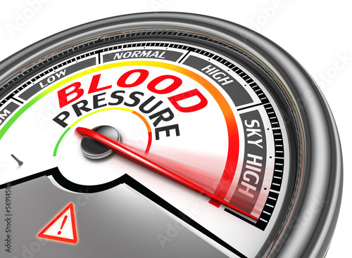 blood pressure conceptual meter