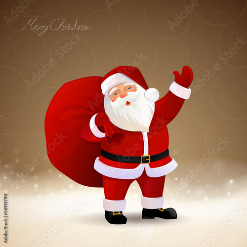 Vector Illustration of Santa Claus