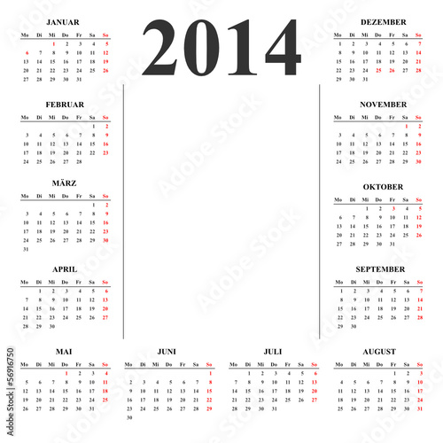 Kalender 2014