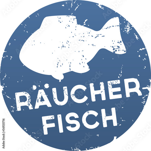 Schild Räucherfisch