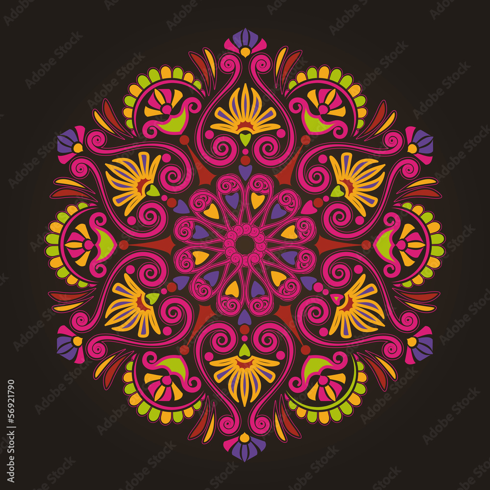 Radial geometric pattern Radial geometric pattern