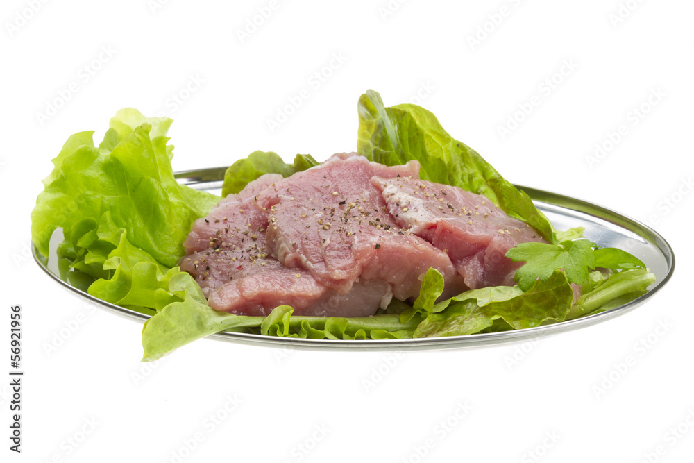 Raw pork meat Raw pork meat