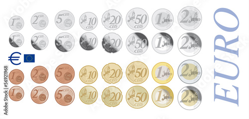 euro coins