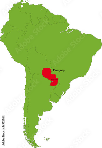 Paraguay map