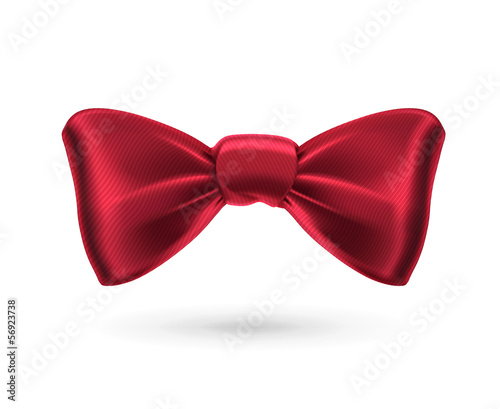 Bow tie, red