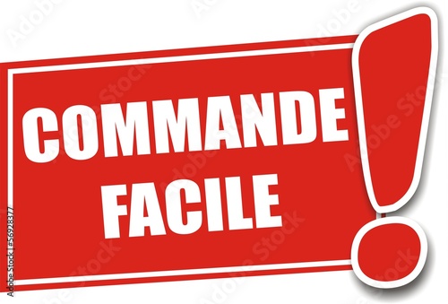 étiquette commande facile