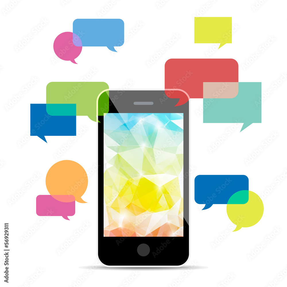 Mobile concept illustration Mobile concept illustration