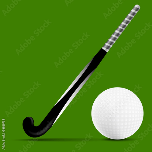 Stick and ball field hockey