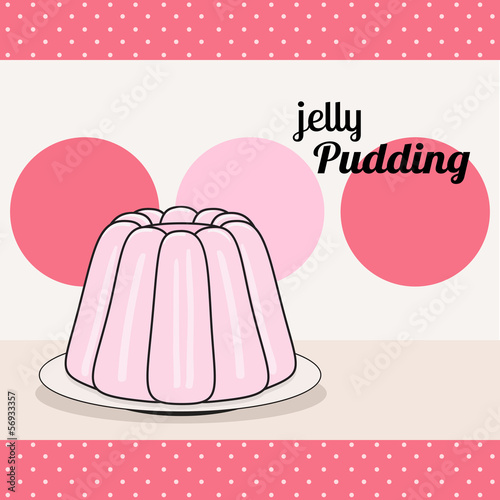 retro pudding card