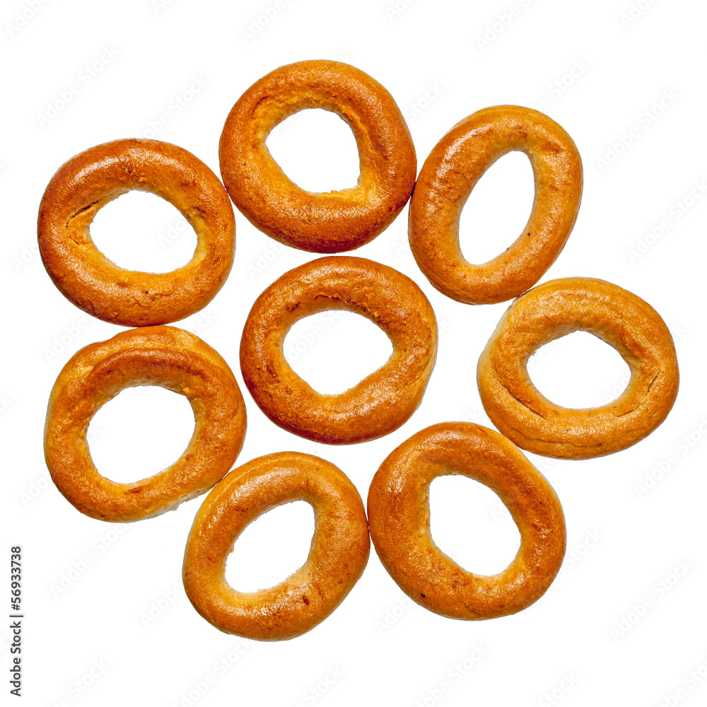 Fototapeta premium Ring shaped rolls
