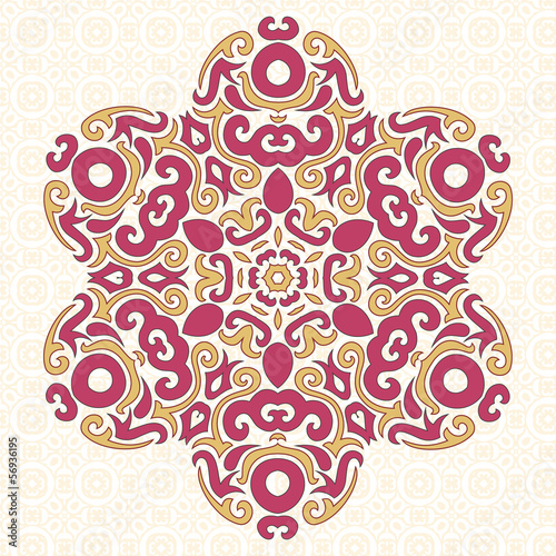 Abstract Vector Ornament in Tribal Style