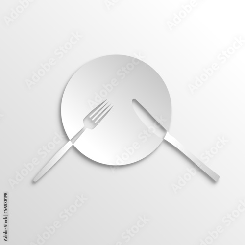 Vector Logo cook, international cuisine