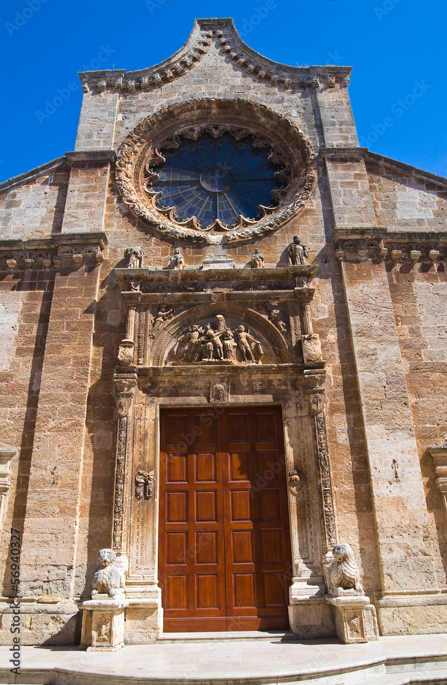 Mother Church of Manduria. Puglia. Italy.