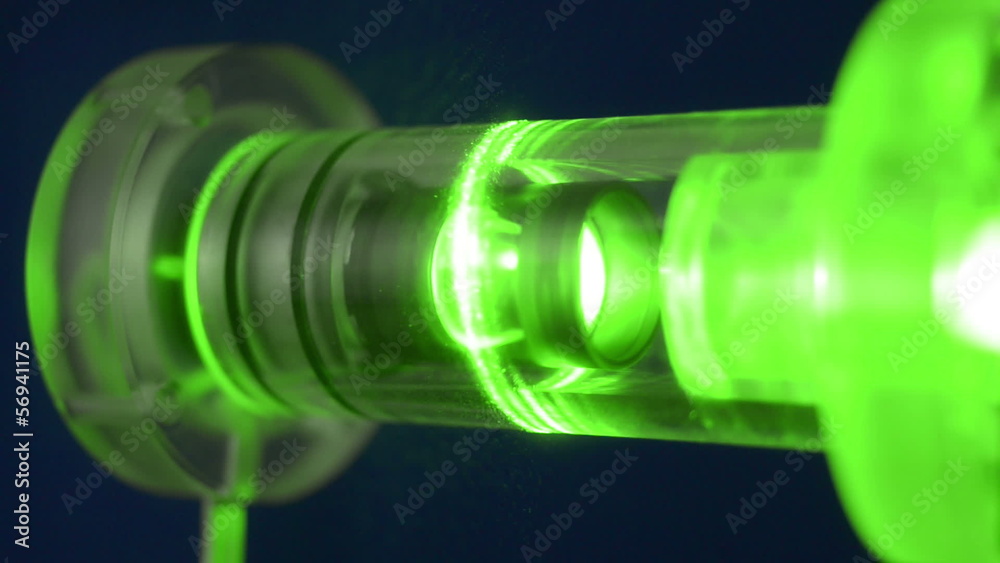 Laser läuft an