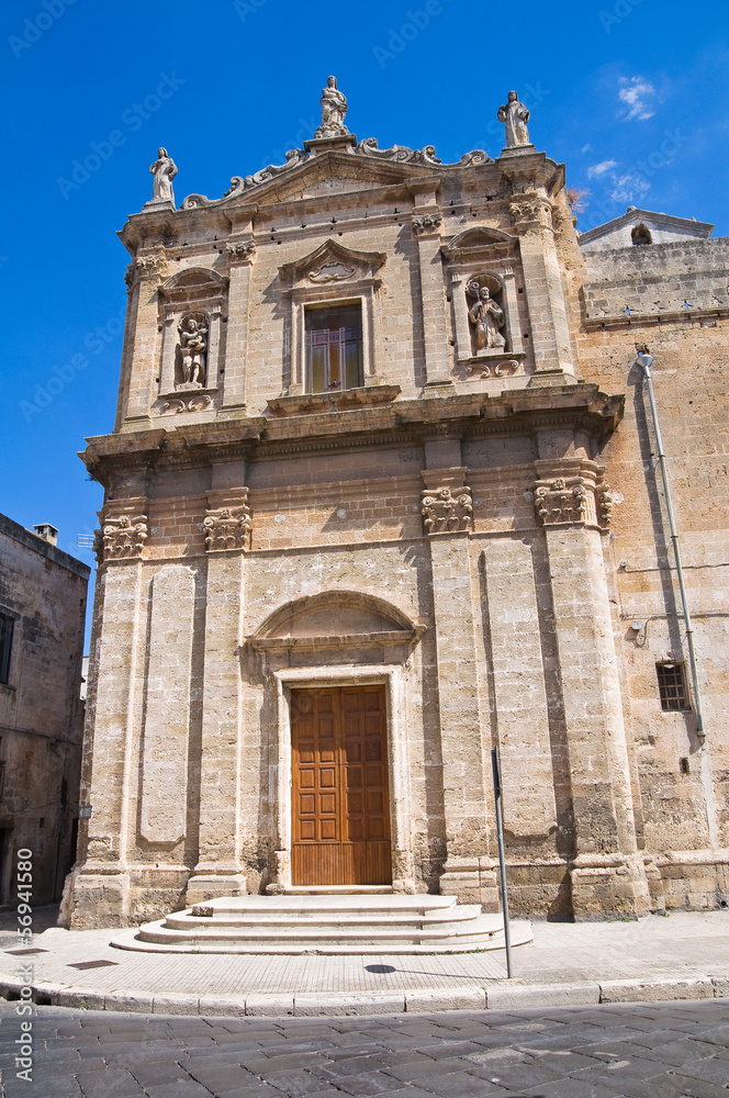 Church of St. Benedetto. Manduria. Puglia. Italy.