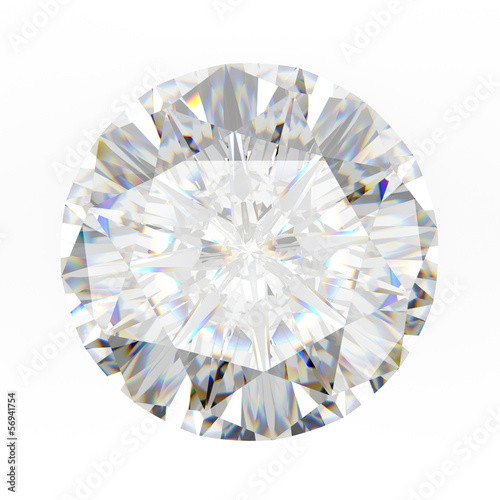 3d rendered illustration of a diamond