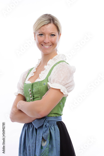 Hübsche Frau im Dirndl