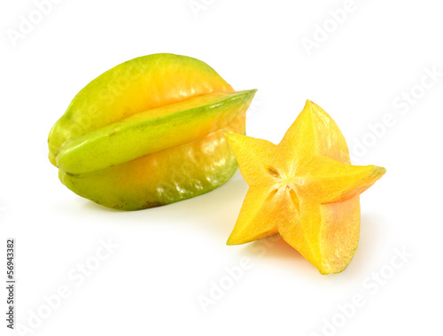 star apple on white background