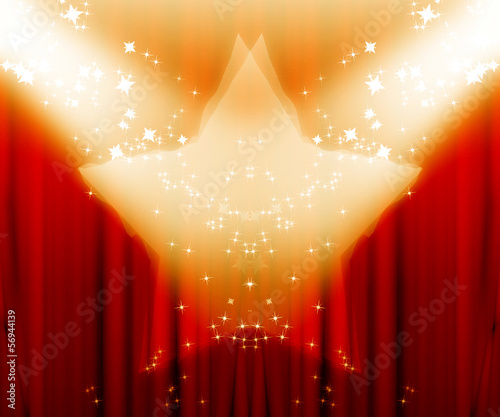 Photography red drapes