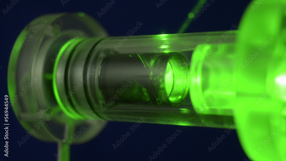 Laser läuft an