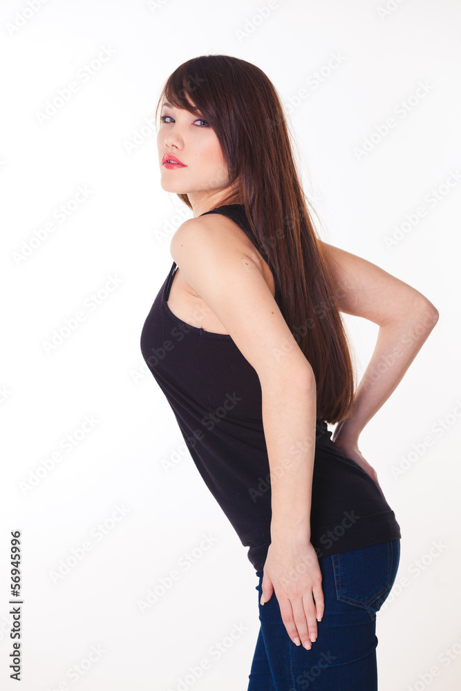 Fototapeta premium young attractive woman