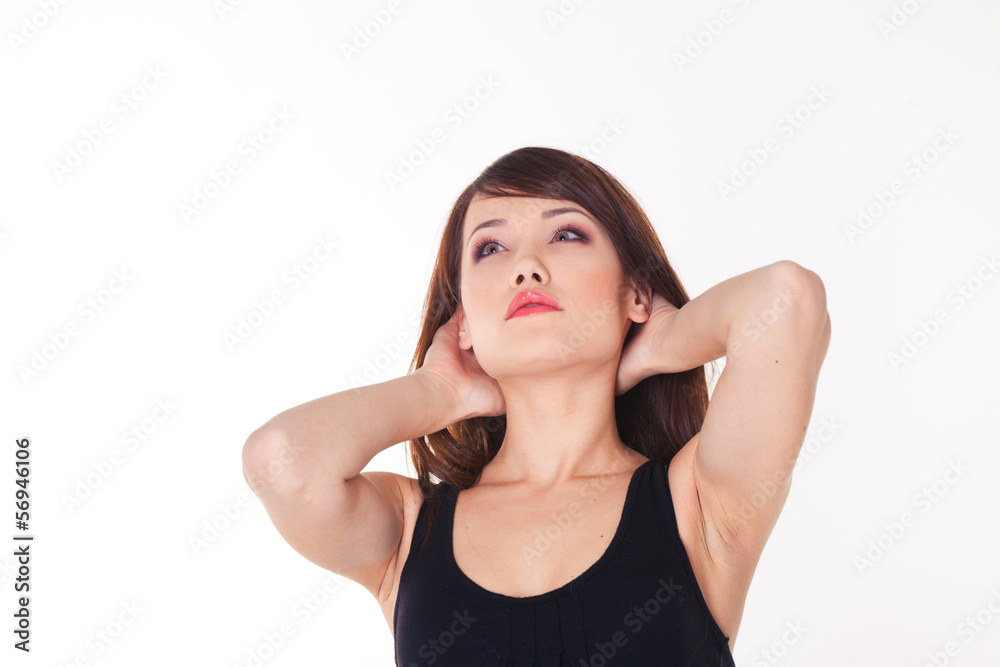 young attractive woman young attractive woman