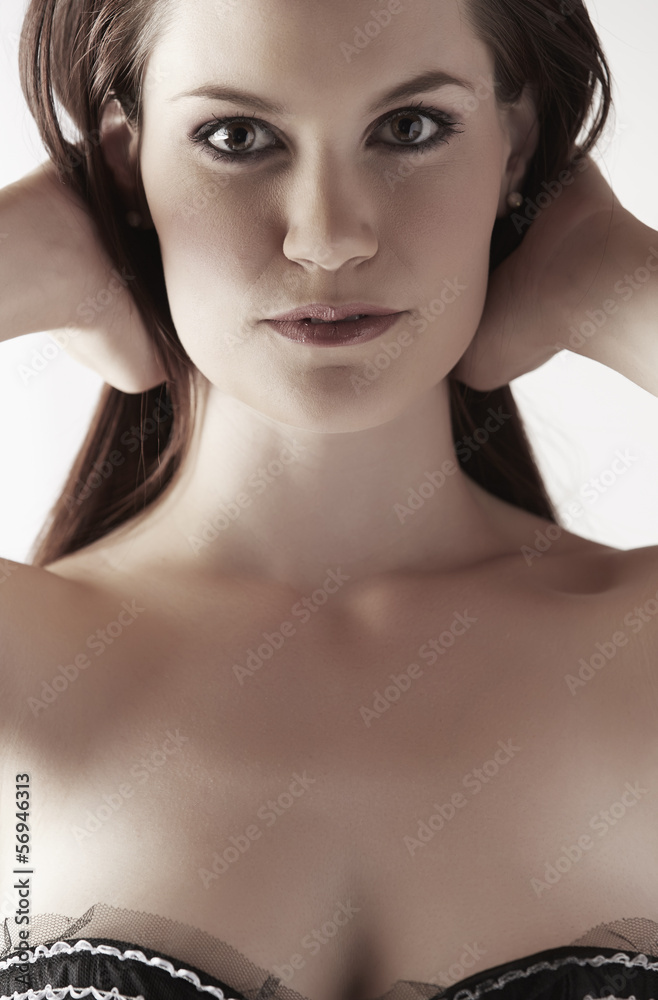 Fototapeta premium Strong young woman