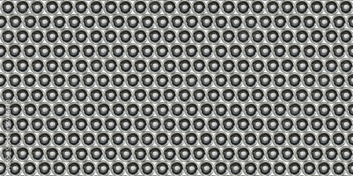 Dot Metal Plate - Seamless Background