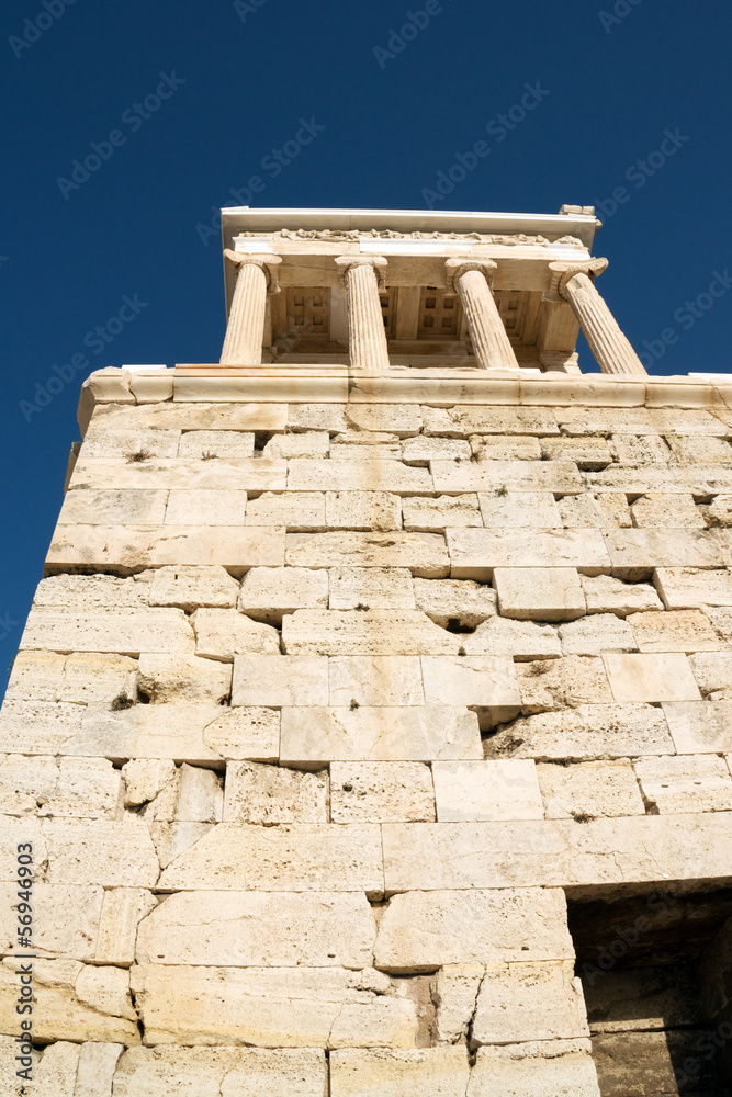 Ancient temple of Athena Nike on Acropolis Hill, Athens Stock Photo | Adobe  Stock