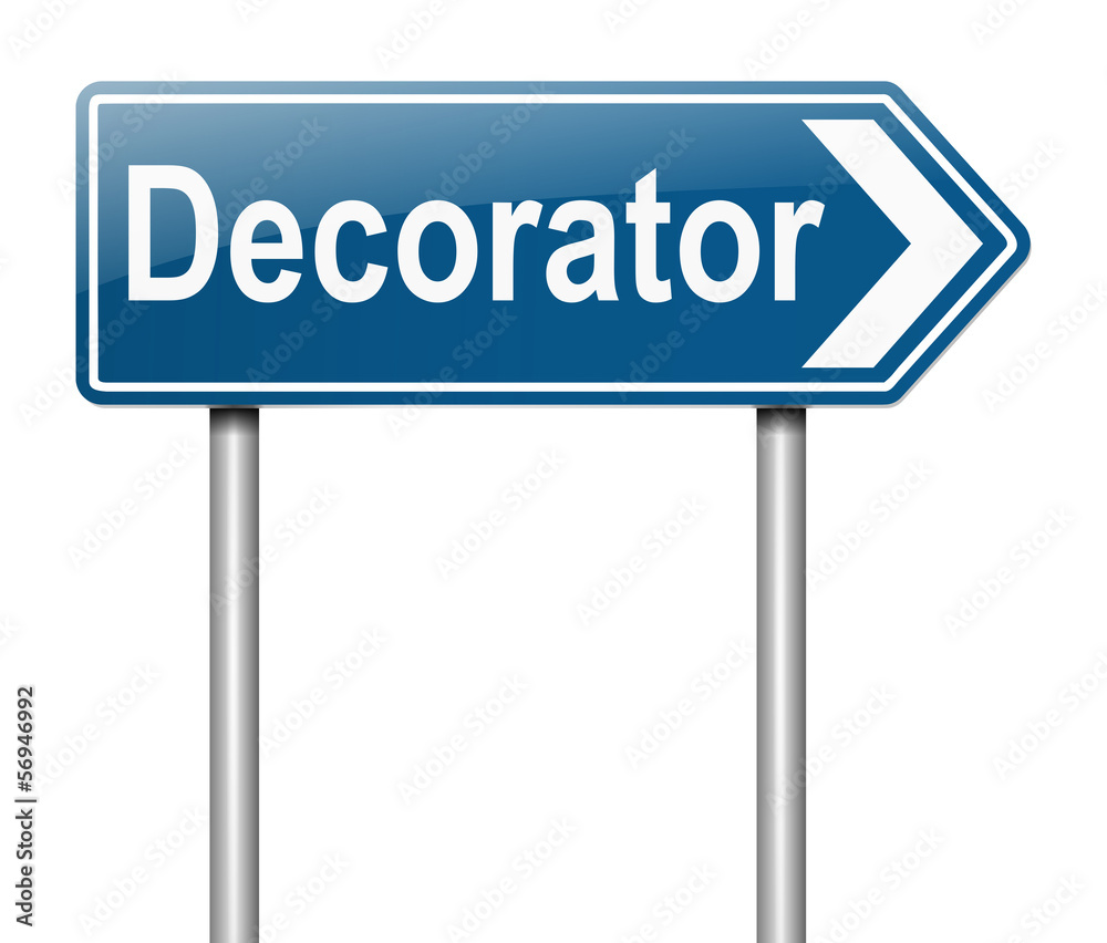 Decorator concept. Decorator concept.
