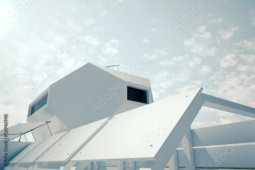Independent modular futuristic building