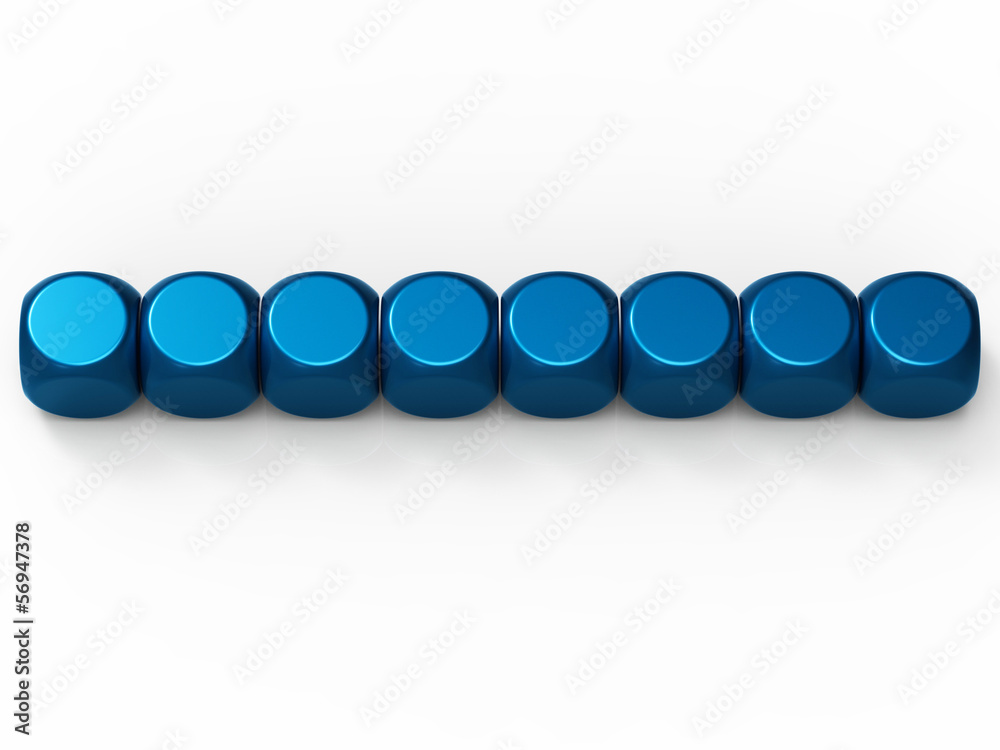 Eight Blank Dice Show Background For 8 Letter Word Eight Blank Dice Show Background For 8 Letter Word