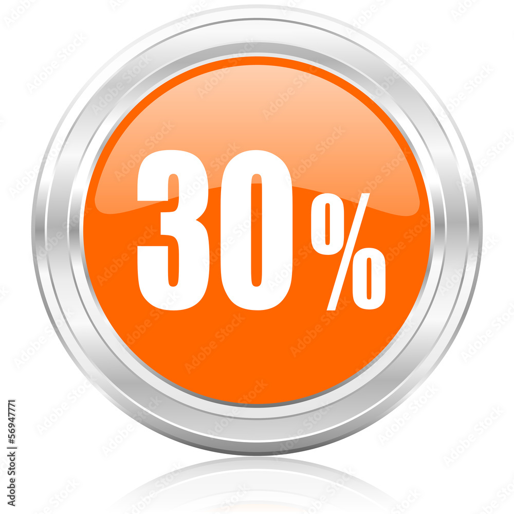30 percent icon 30 percent icon