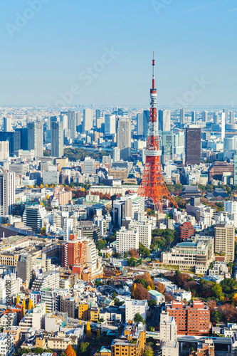 Canvas Print Tokyo skyline