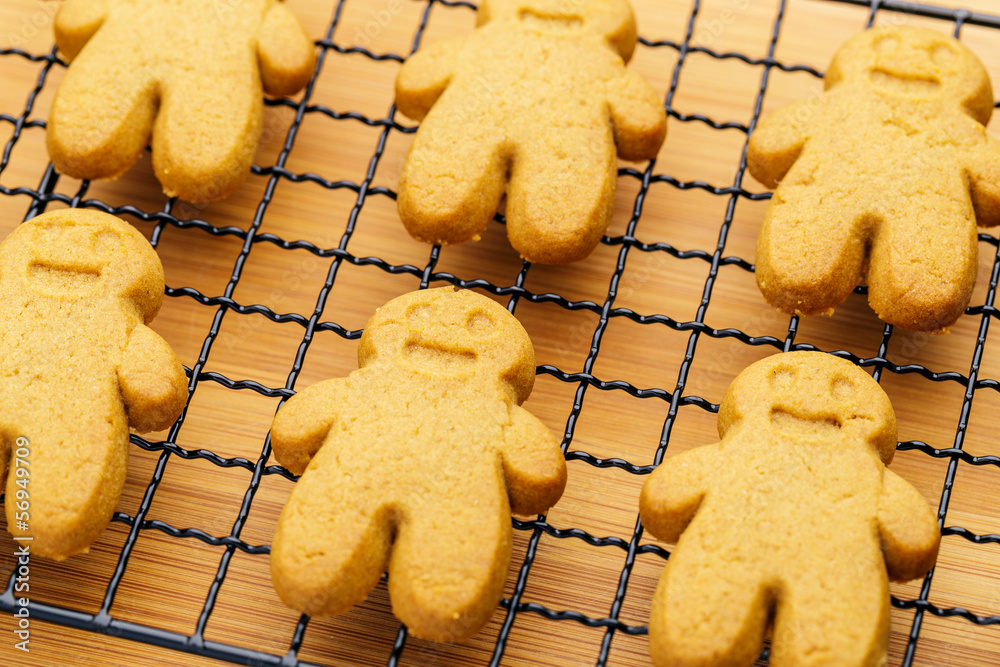 Baked gingerbread cookies Baked gingerbread cookies