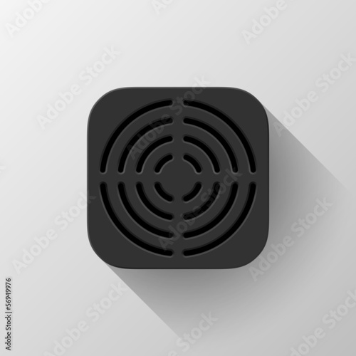 White Technology App Icon Template