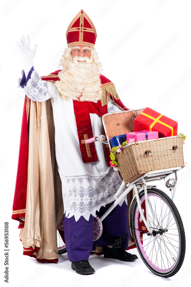 Sinterklaas on a bike Sinterklaas on a bike
