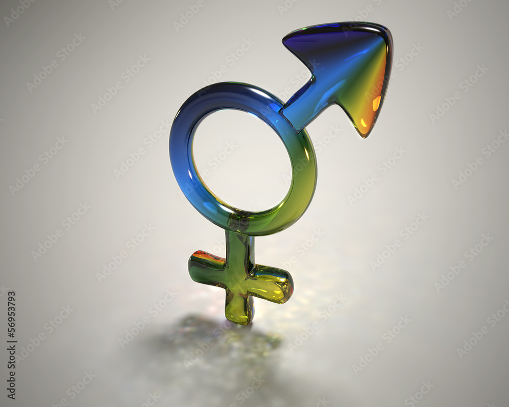 transgender symbol - obrazy, fototapety, plakaty 