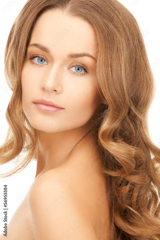 Fototapeta premium beautiful woman with long hair