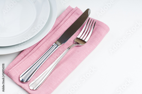 Shiny new cutlery, silverware © Daria Minaeva
