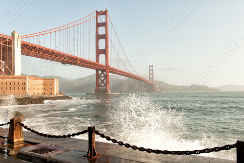Golden Gate Bridge and San Francisco Bay, CA, USA