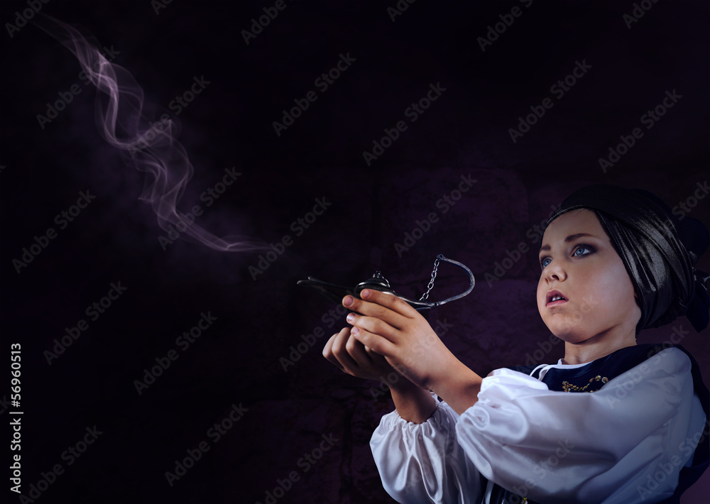 Fototapeta premium Scene from arabian fary tale