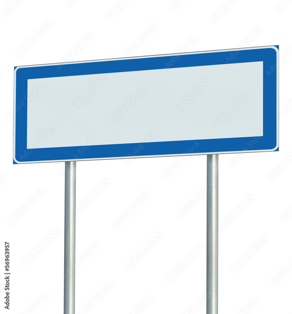 nformation Road Sign Isolated, Blank Empty Signpost Copy Space nformation Road Sign Isolated, Blank Empty Signpost Copy Space