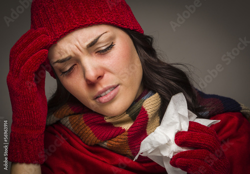 Miserable Mixed Race Woman ...