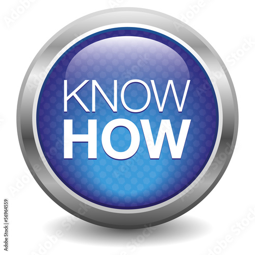 Blue know how button