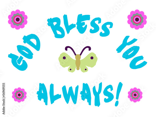 Fotografie God Bless You