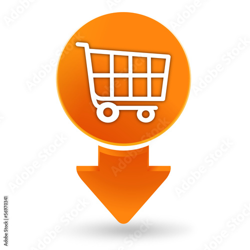 mon chariot sur signet orange